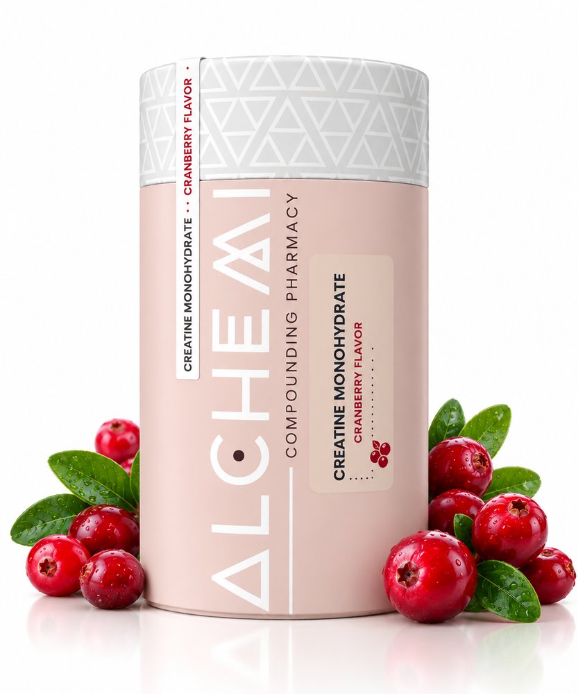 Swiss Medica creatine monohydrate, cranberry flavour, 300g tub